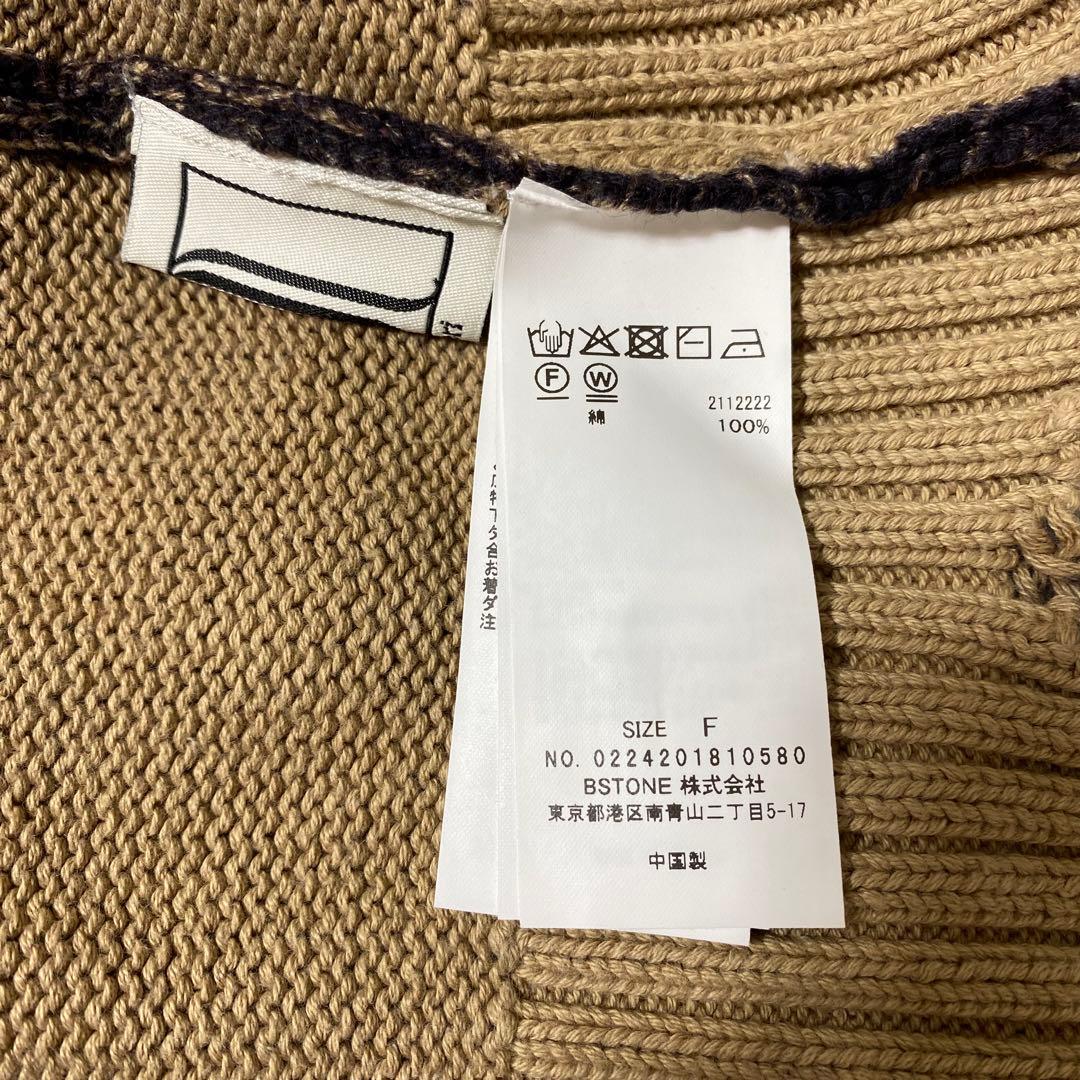 トップス UND VINTAGE LIKE HANDWRITING OVER KNIT