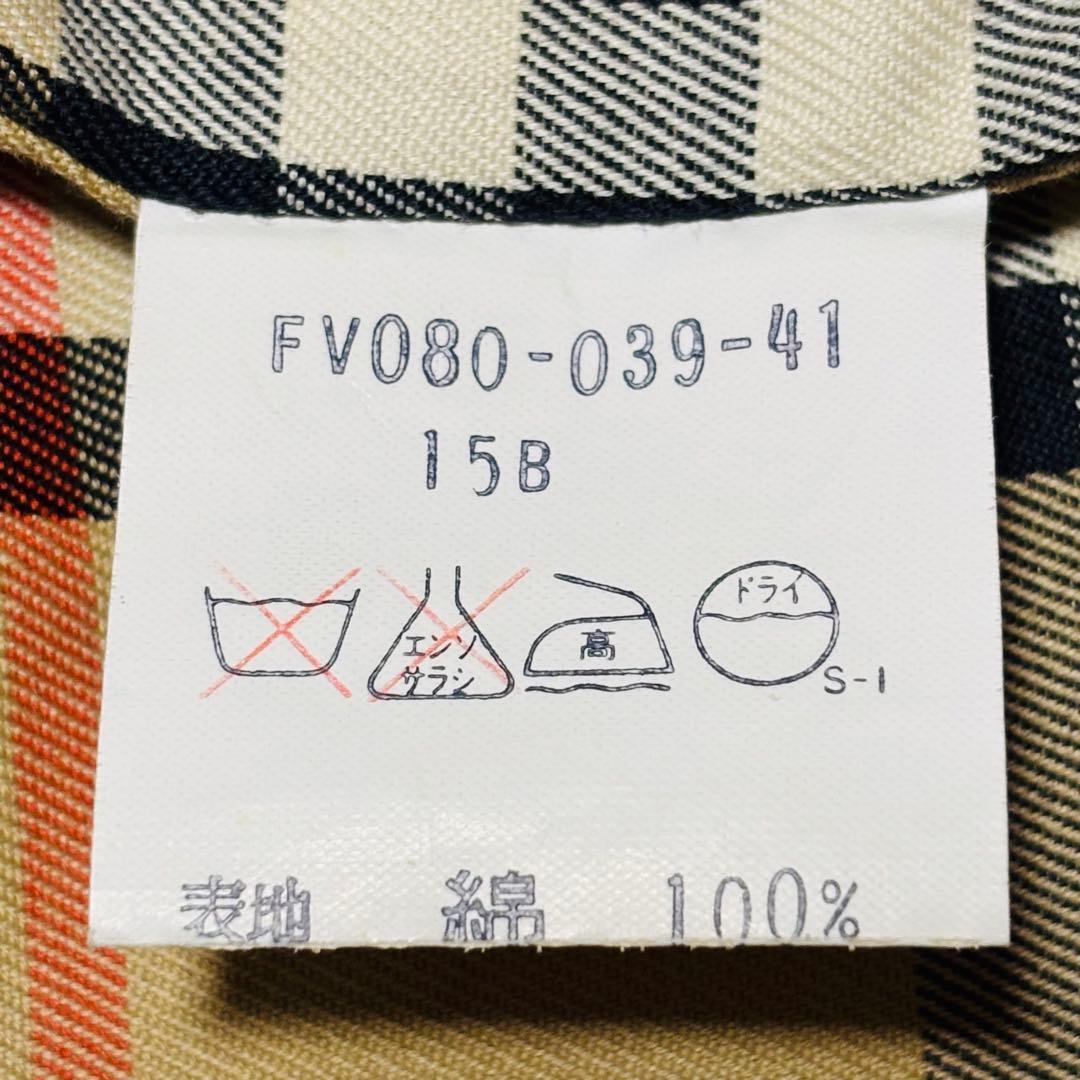 90s バーバリーズ ステンカラー ノバチェック ベージュ コート 2XL