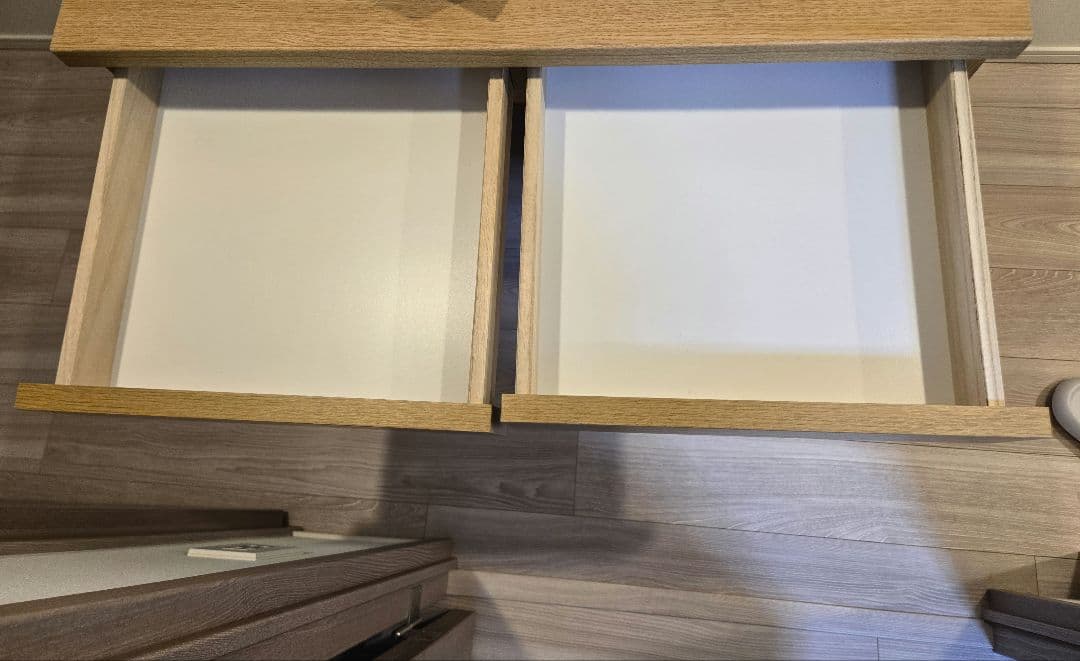 大川家具　LANE (レーン) デスク75 オーク 北欧風 リビングデスク 国産