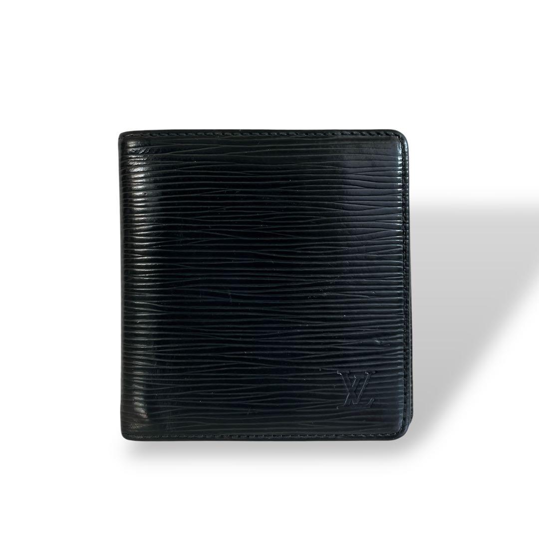 ルイヴィトン　二つ折り財布　お札入れ　ポルトビエ6 カルトクレディ　エピ　ロゴ