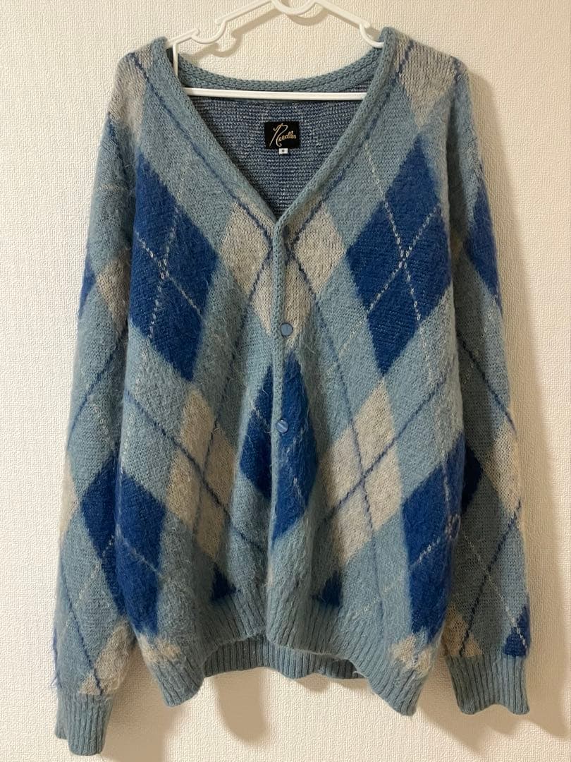 needles Nepenthes アーガイル柄 カーディガン S