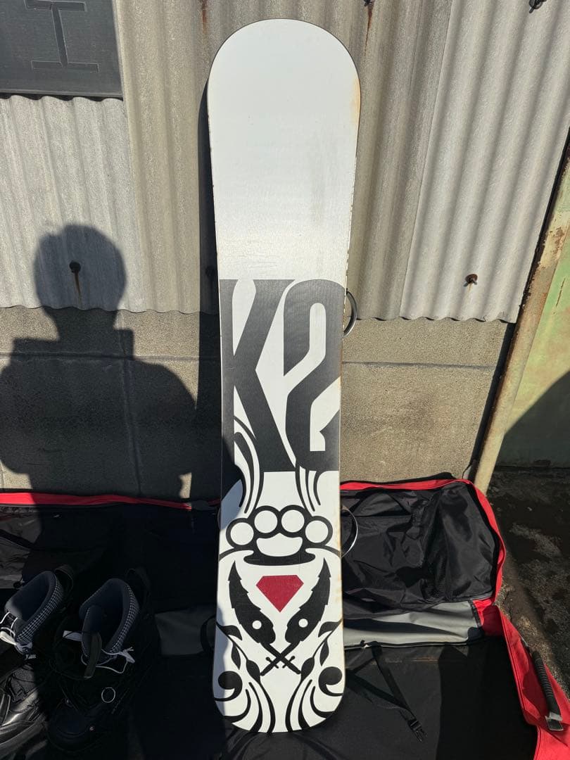 K2 スノーボードセット　ボード、ビィンディング、ブーツ、ボードケース