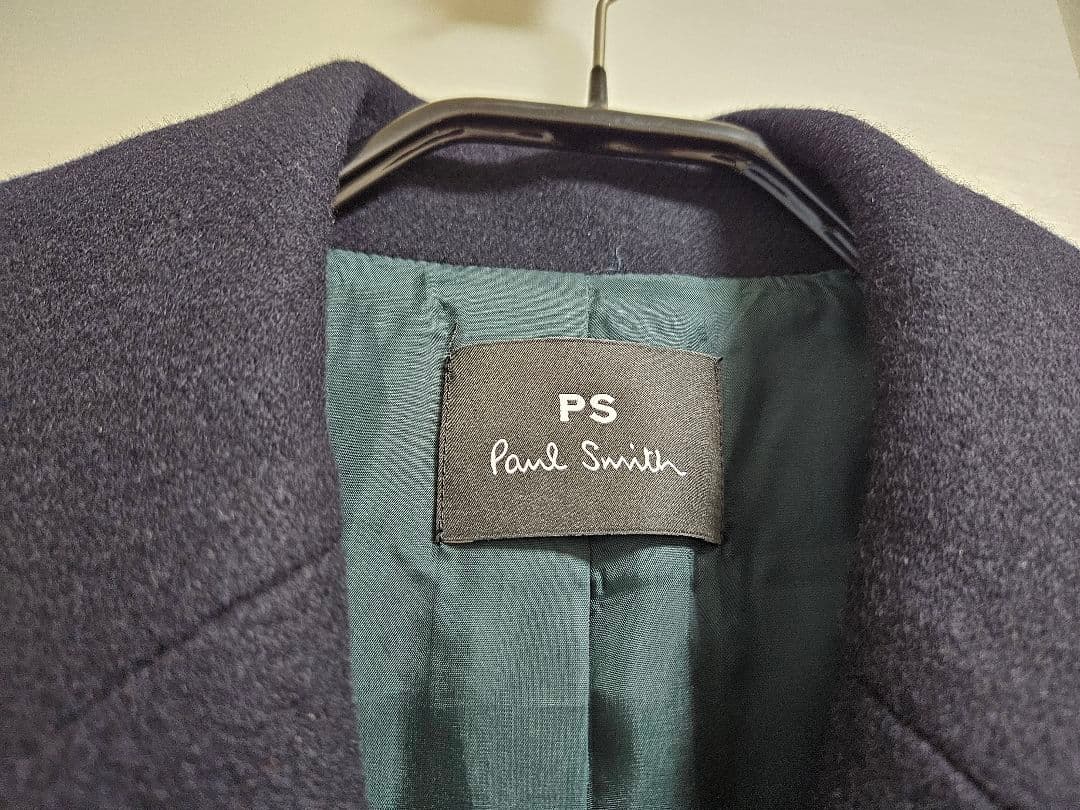 PS　Paul Smith　チェスターコート　黒　ブラック　38