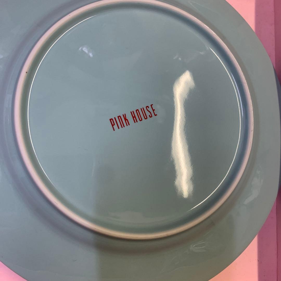 ピンクハウス　ヴィンテージ食器セット　未使用　ミントグリーンの薔薇柄ティーセット