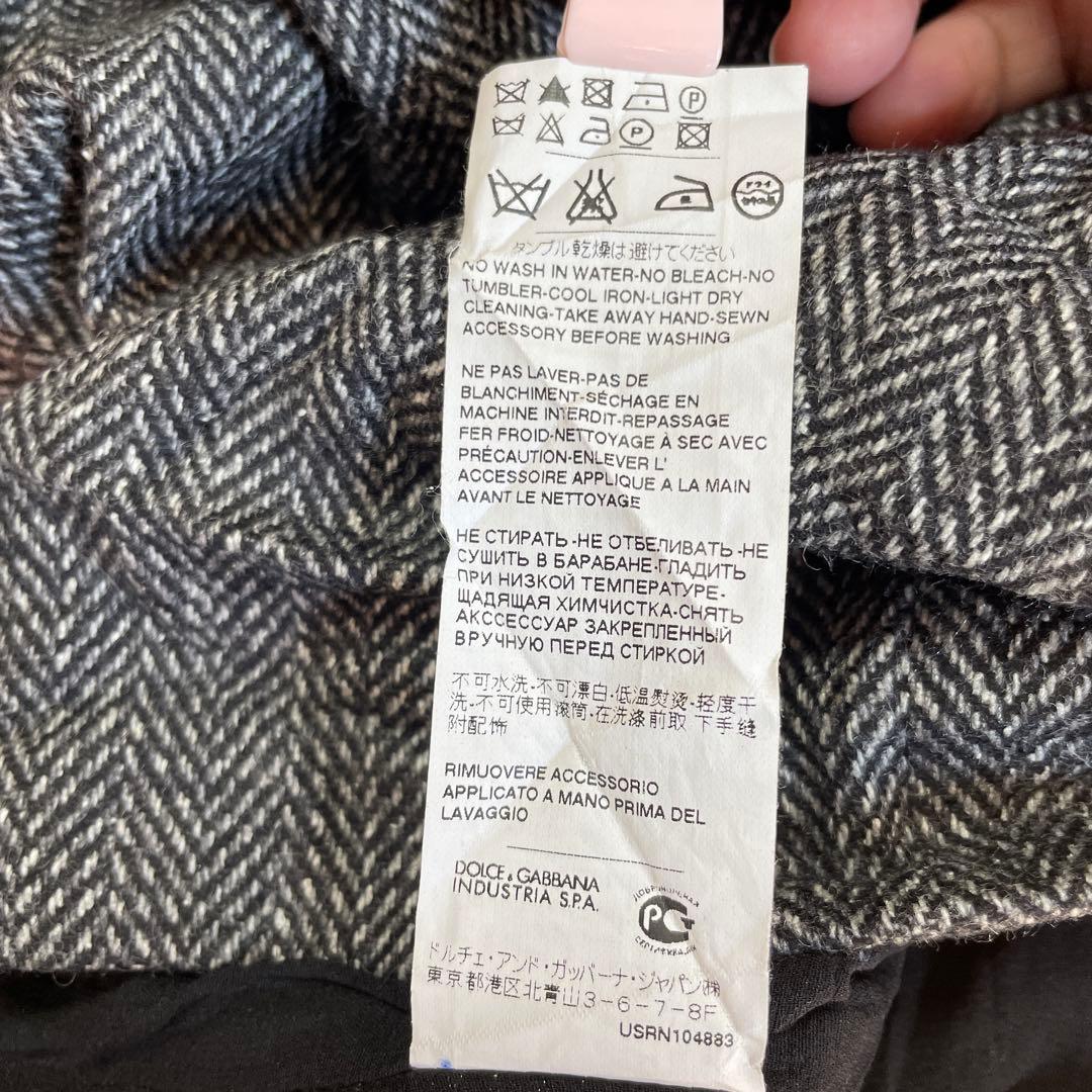 レア✨D&G ドレープデザイン スリップドレス 【XS】海外輸入古着　1点もの