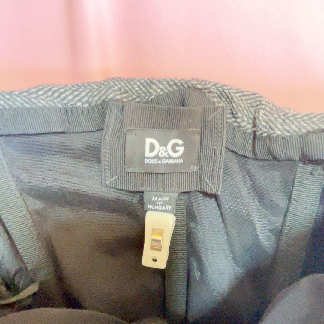 レア✨D&G ドレープデザイン スリップドレス 【XS】海外輸入古着　1点もの