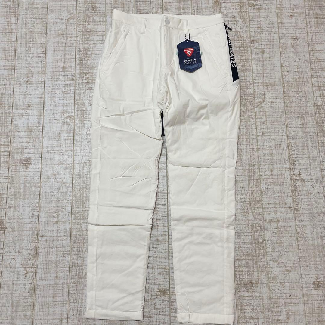 新品 パーリーゲイツ パンツ 中綿 プリマロフト ホワイト Lサイズ（5）
