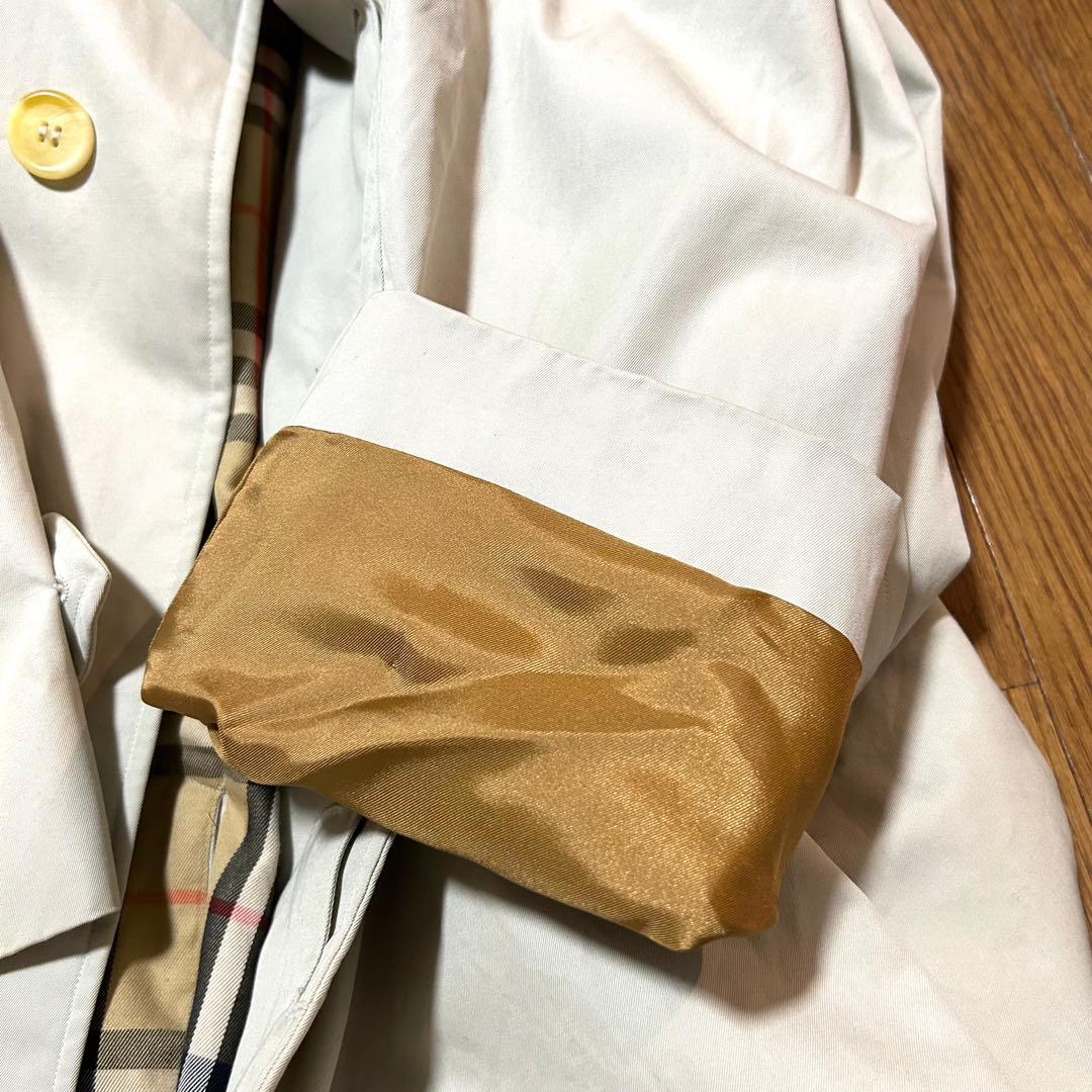 Lサイズ相当！Burberry's バーバリーズ 古着ロングコート ノバチェック