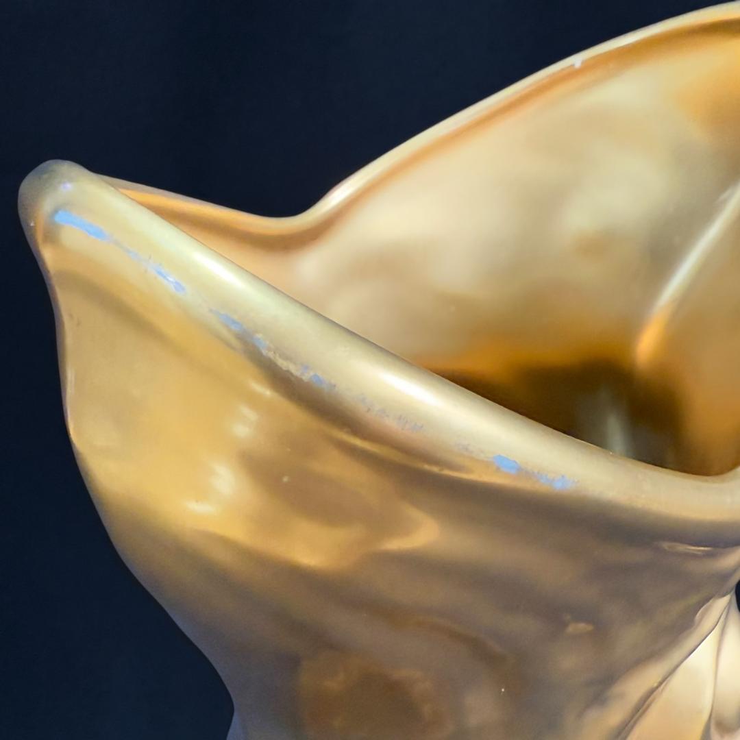 廃盤☆ナルミ エグゼクティブコレクション カンブリアシリーズ 花瓶 ゴールド 魚