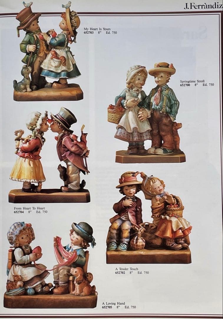 アンリ人形　ANRI ◆希少◆ 17㎝　　　　【A Tender Touch】