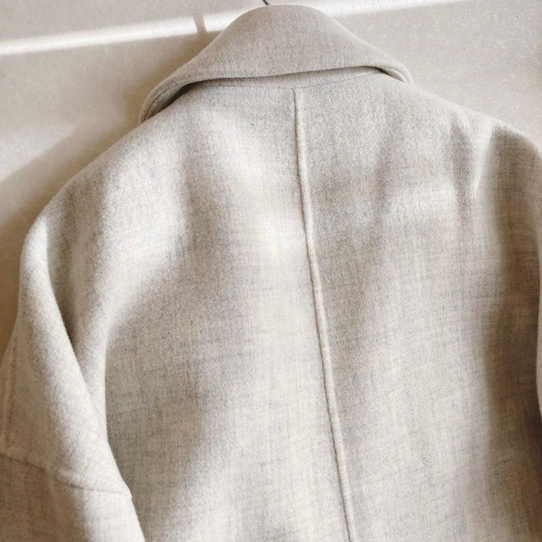 【美品】エンフォルド ダブルフェイス 立体ポケット オーバーサイズロングコート