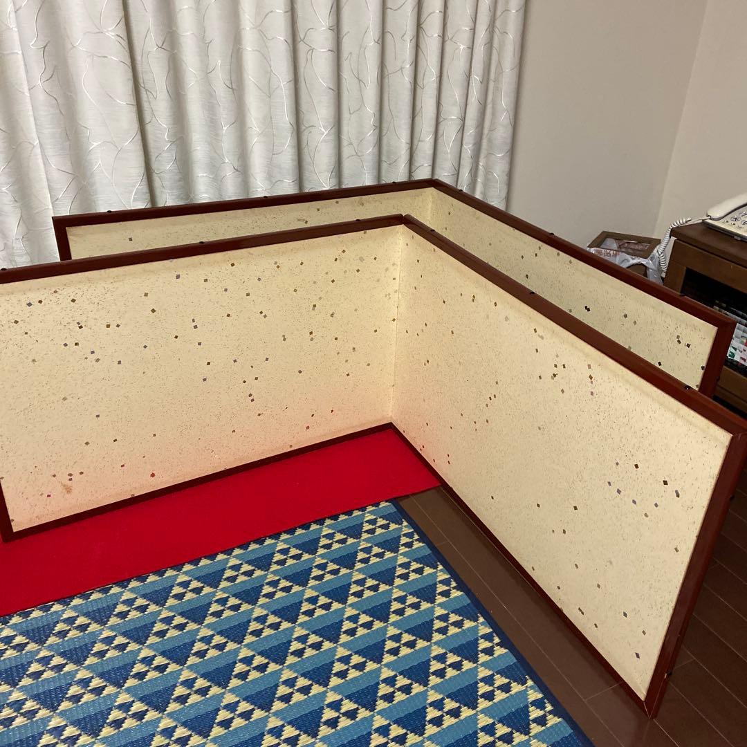 風炉先屏風二つ折二組