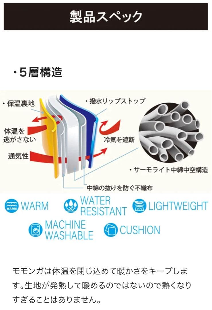 モモンガ　着る寝袋2 バージョン　Mサイズ　グレー