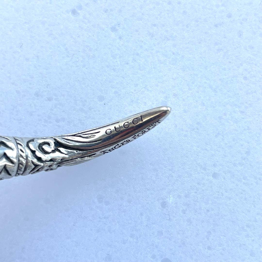 グッチ アンガーフォレストブラックドッグピアス　Gucci片耳用　レア