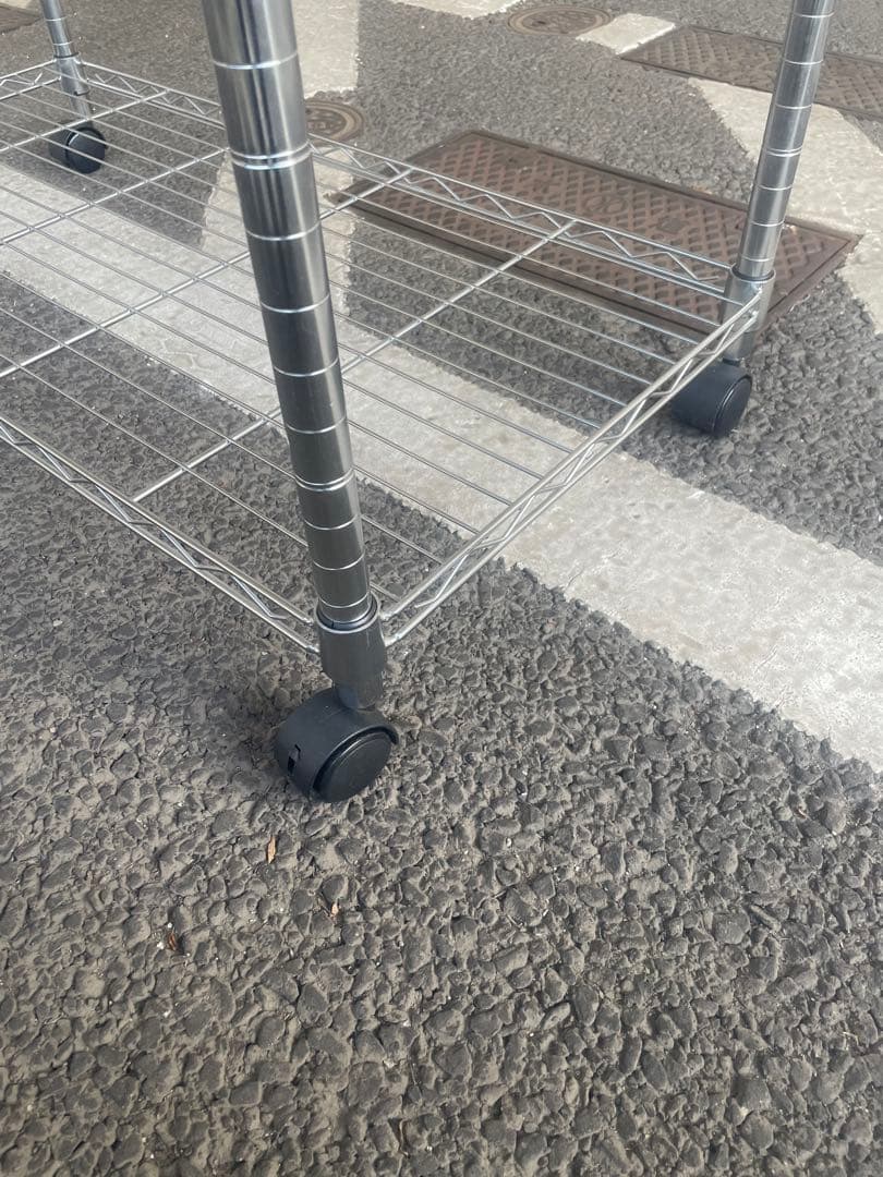 メタルラック　５段　ステンレスラック　幅900mm 奥450mm 高1800mm