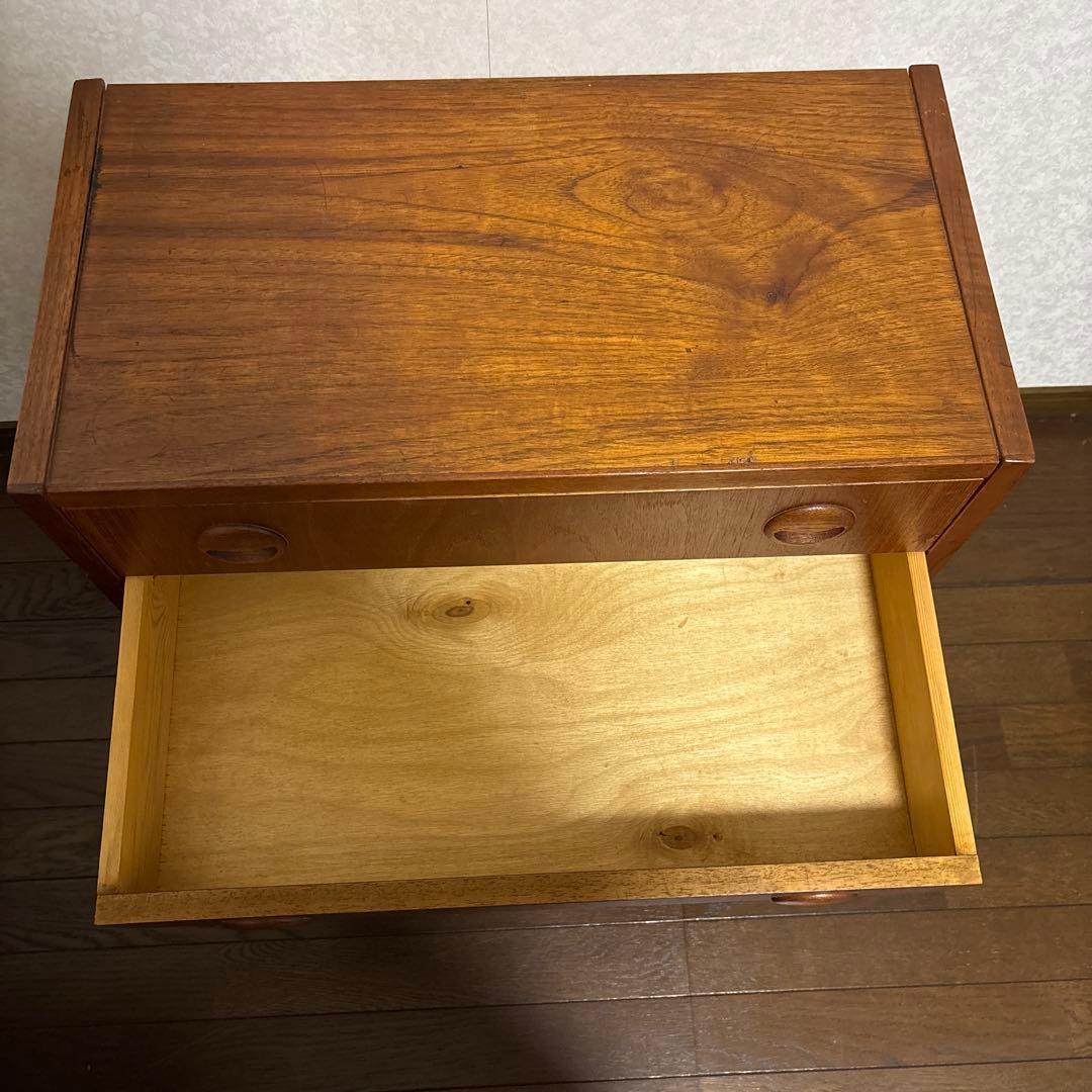 【良品】ヴィンテージ チェスト チーク材 デンマーク
