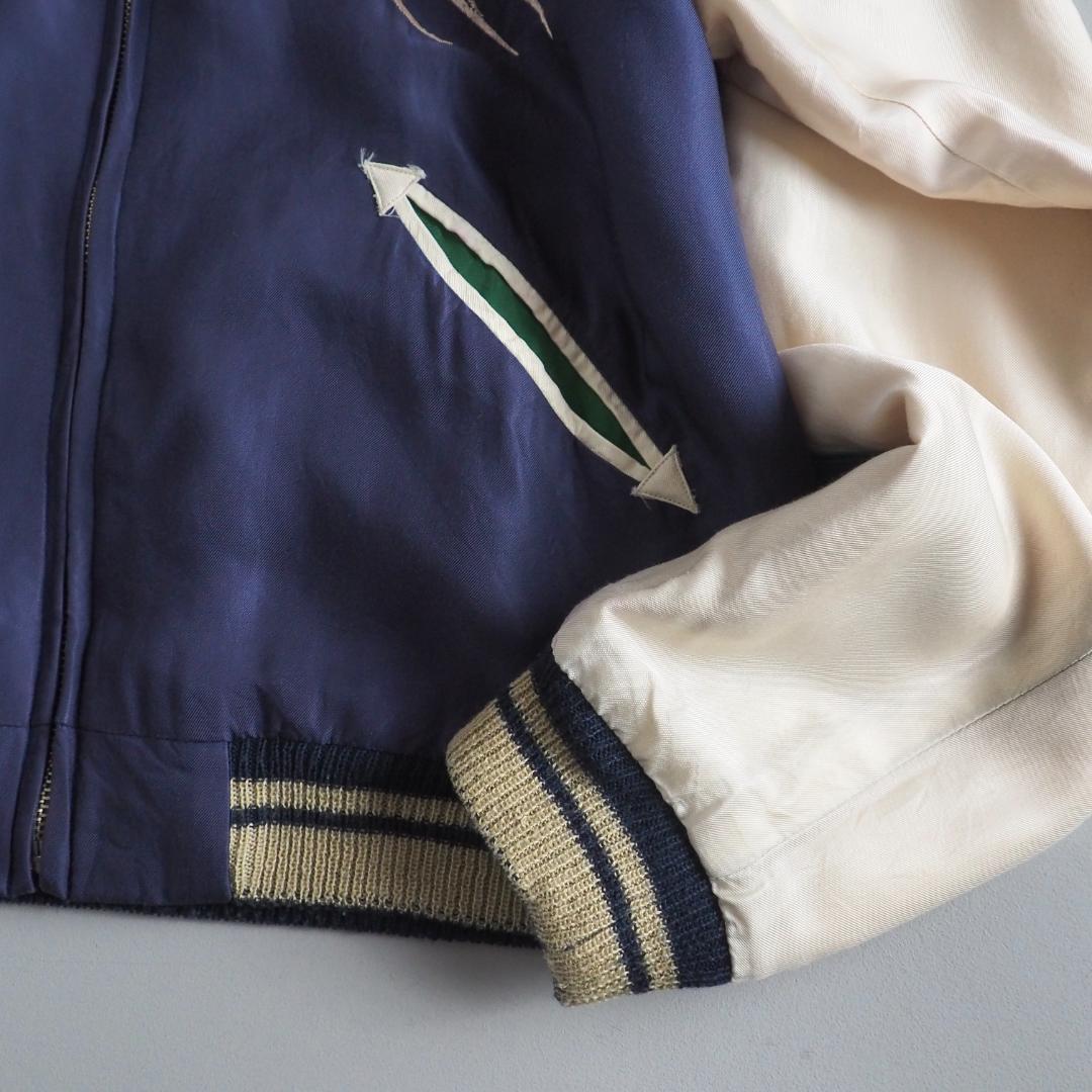 テーラー東洋　スカジャン　リバーシブルジャケット　鷹　日本地図