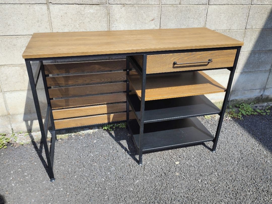 ロウヤ LOWYA キッチンカウンター ワゴン レンジ台