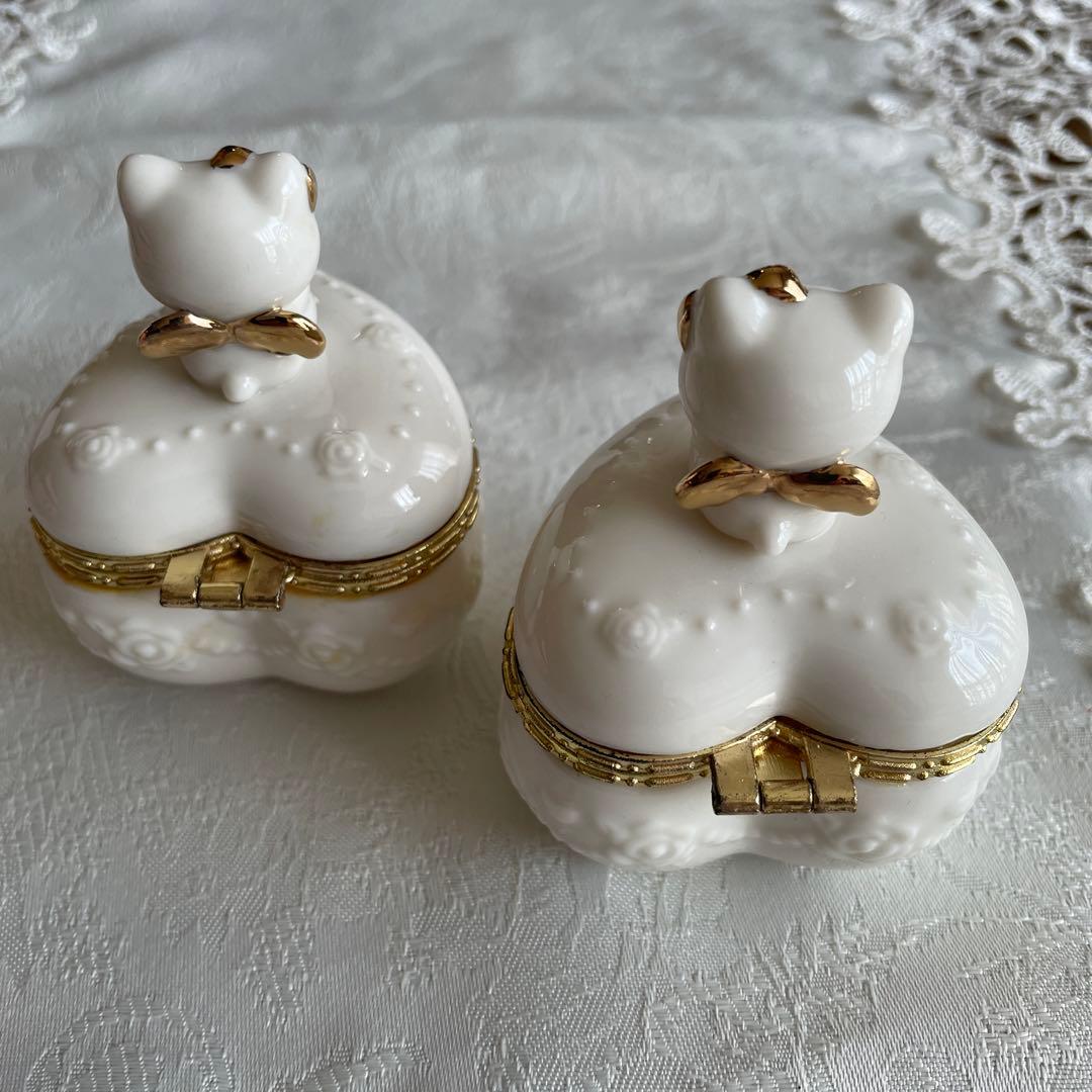 MDK 757 ハローキティ ハート型小物入れ 2個セット