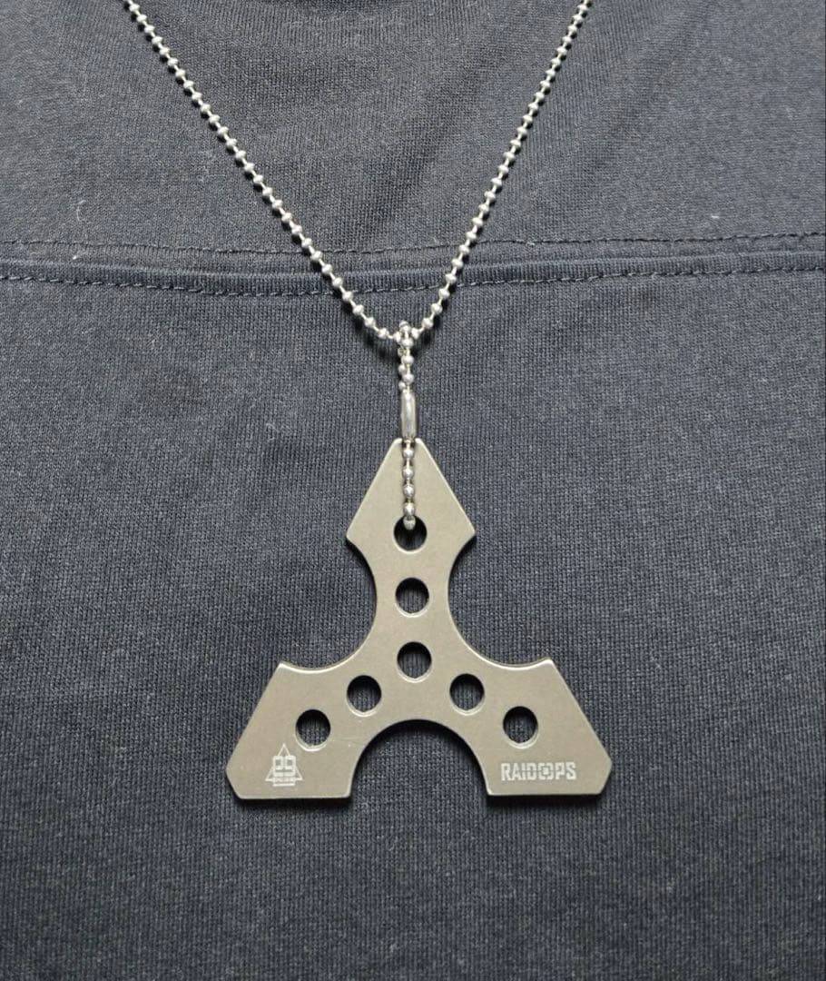 エコナイナー チタンアクセサリー POCKET DELTA 護身 クボタン