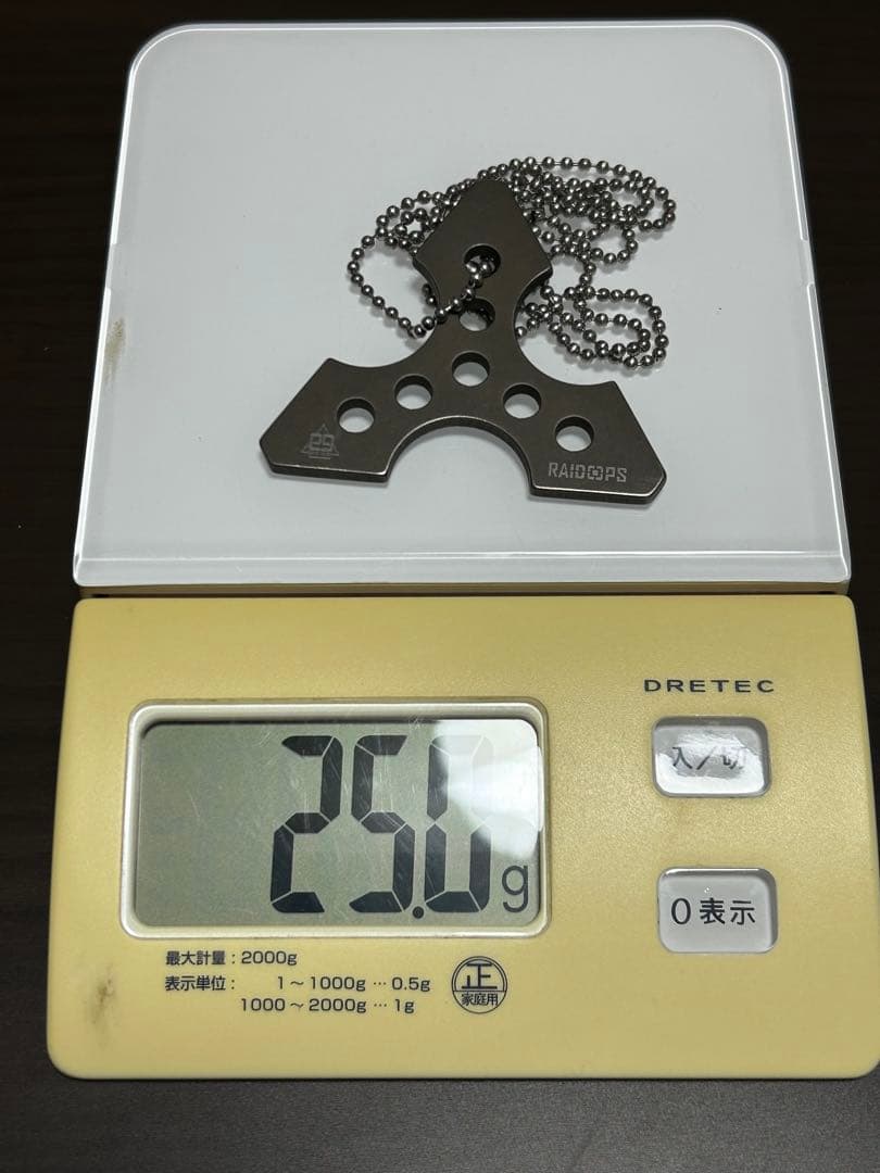 エコナイナー チタンアクセサリー POCKET DELTA 護身 クボタン