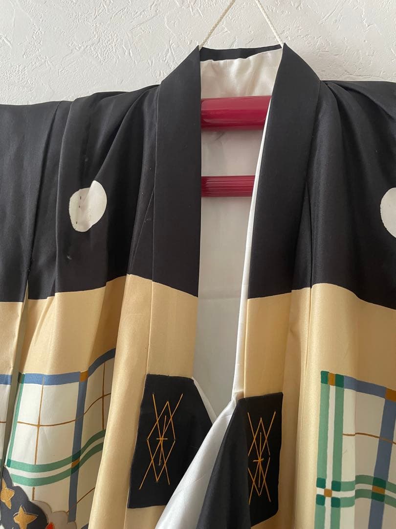 七五三　3歳　正絹お着物　被布コーデセット