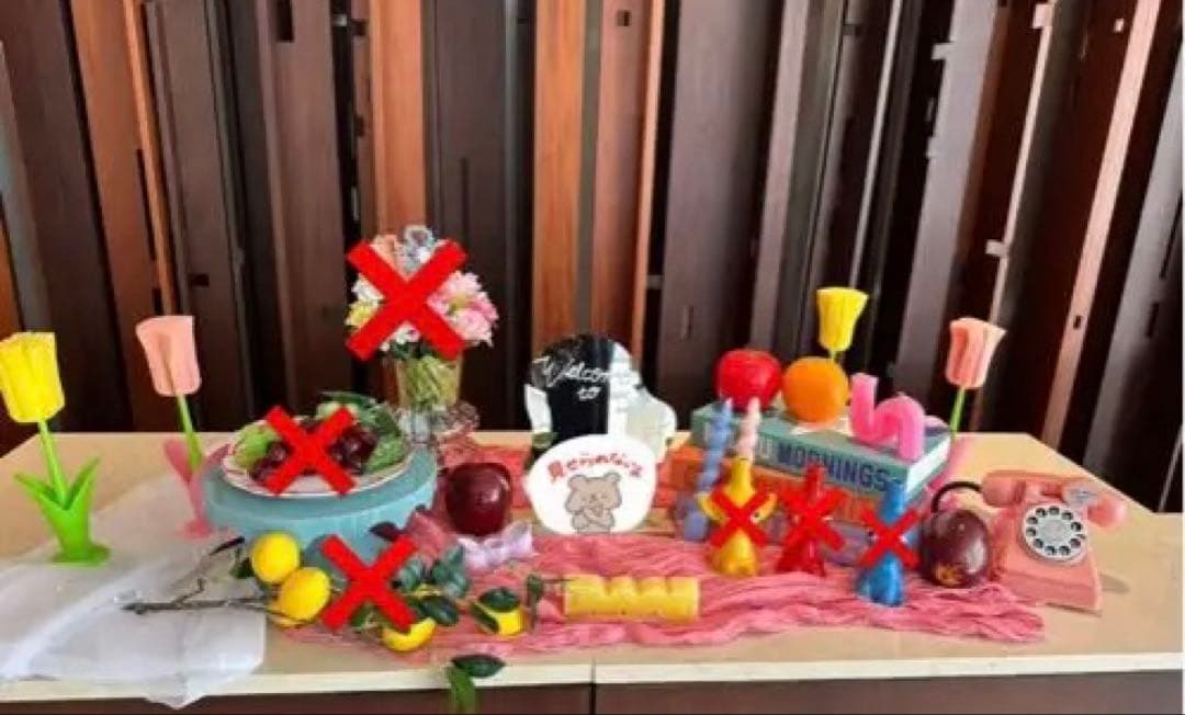 結婚式 ウェルカムスペース 装飾 韓国風 フォトフレーム キャンドルフルーツ