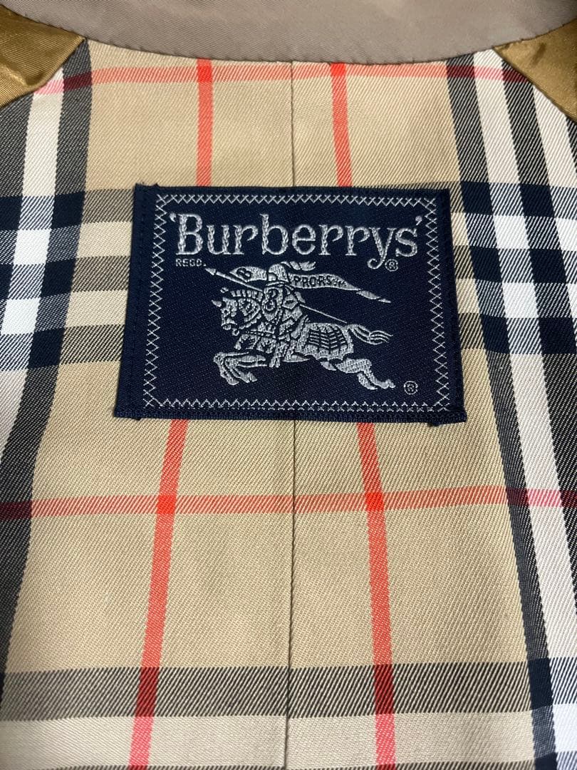バーバリー　Burberrys トレンチコートノバチェック ダブルブレスト