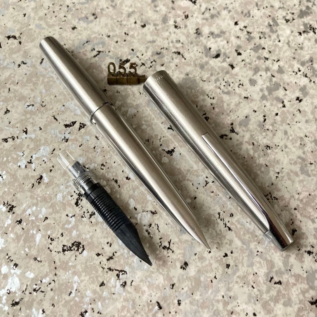#055 オーバーホール済み 万年筆 レア パイロット PILOT μ ミュー