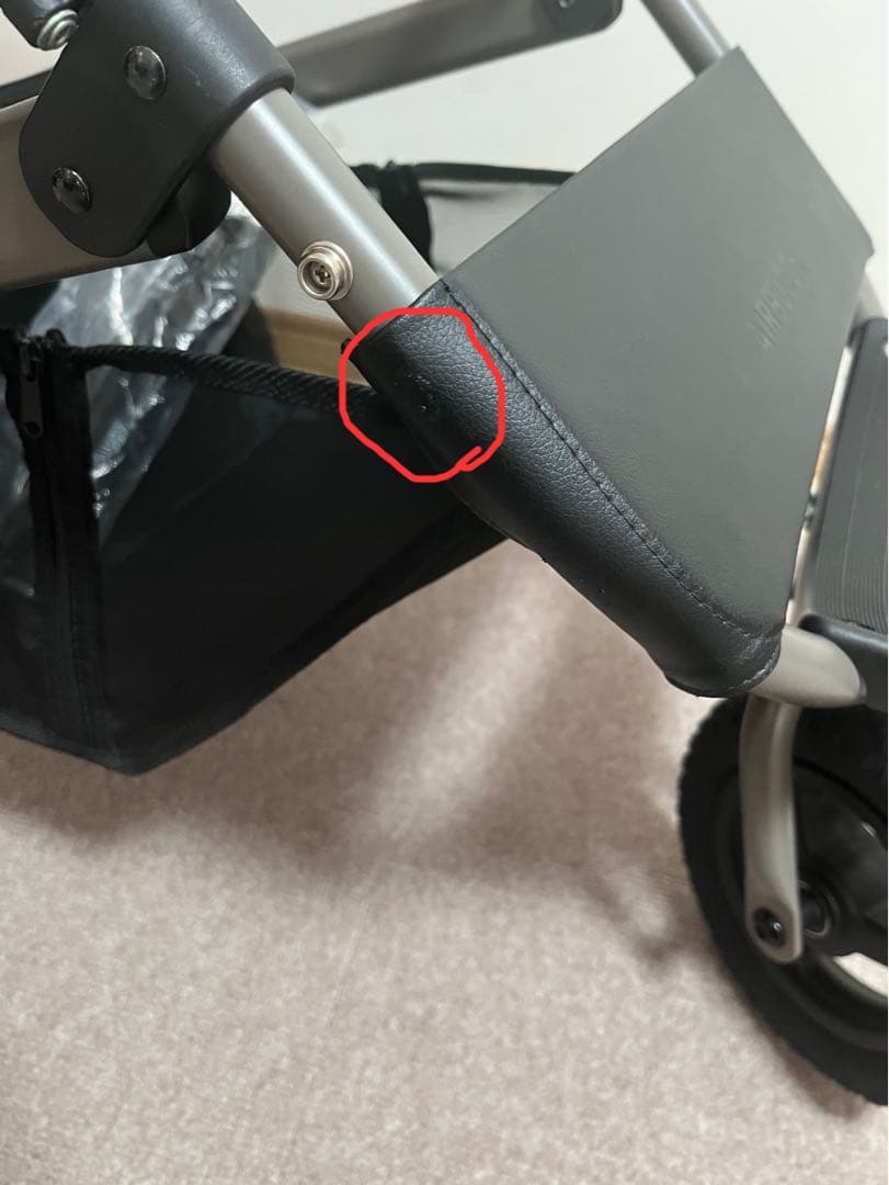 AIRBUGGY プレミア　ウォームグレイ色フレーム　プラス付属品