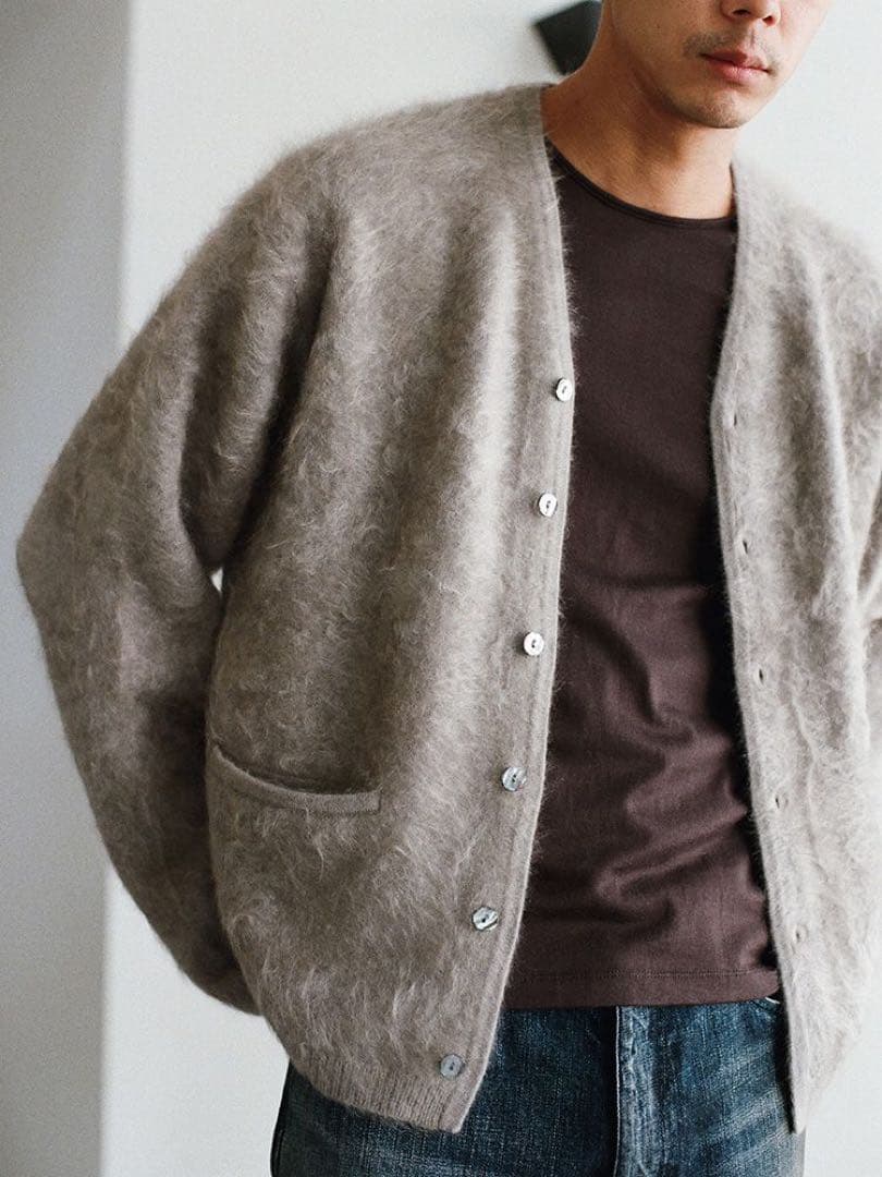 トップス Cashmere Fur Cardigan LIDNM