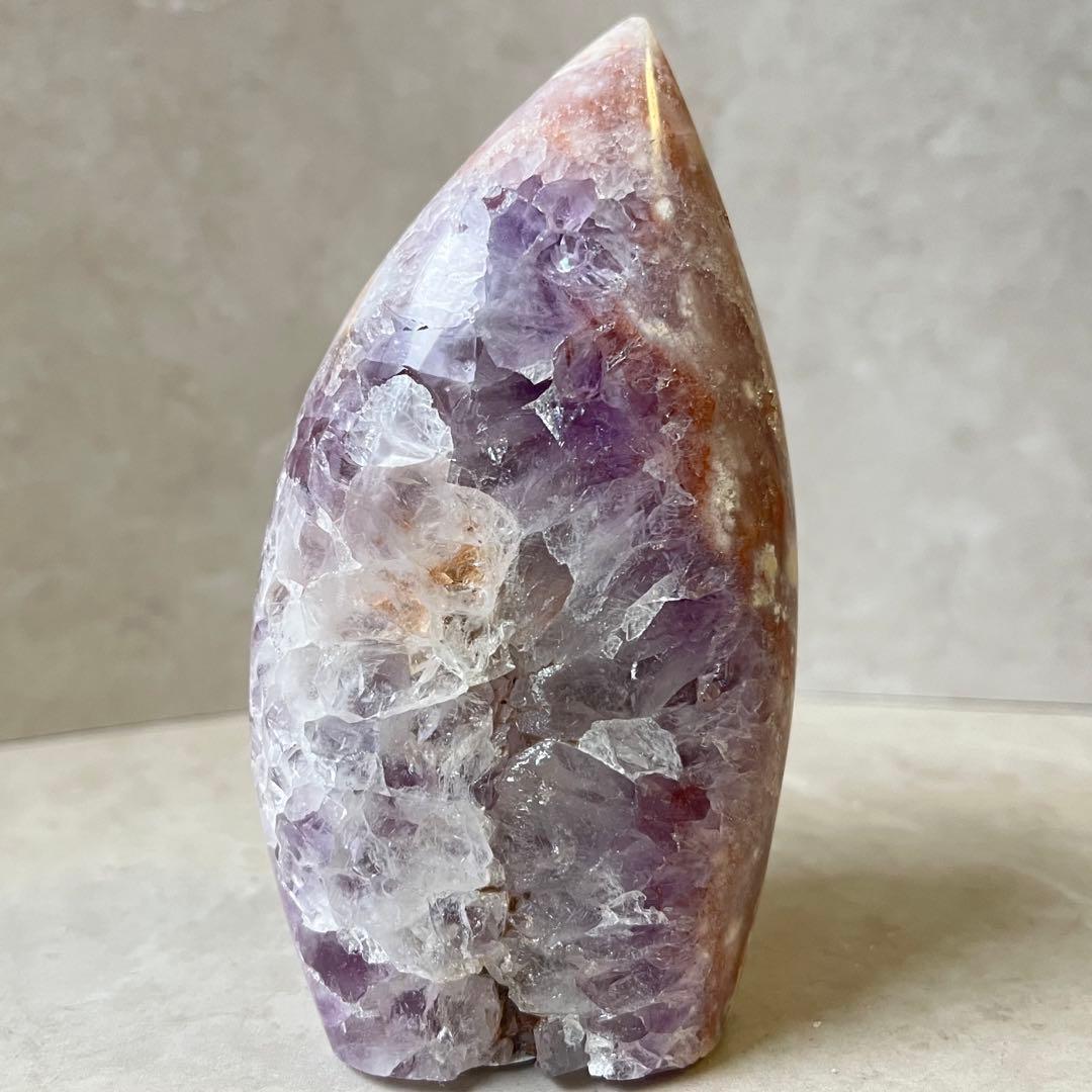 ピンクアメジスト　フラワーアゲート　共生　桜瑪瑙　フリーフォーム　天然石