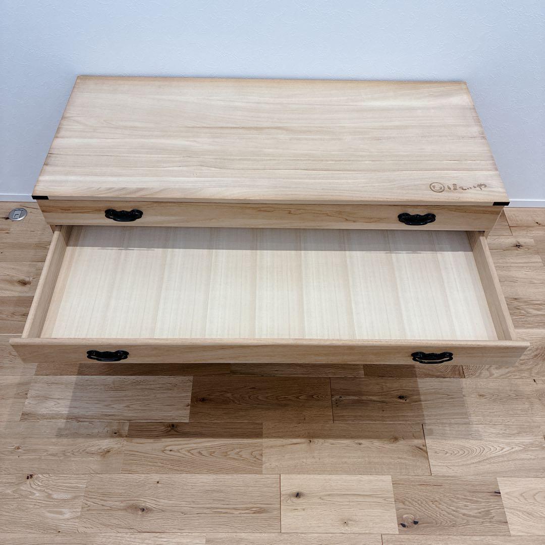 【美品】総桐箪笥 防湿・防虫 和モダン 収納 レトロ タンス 5段 家具 大容量