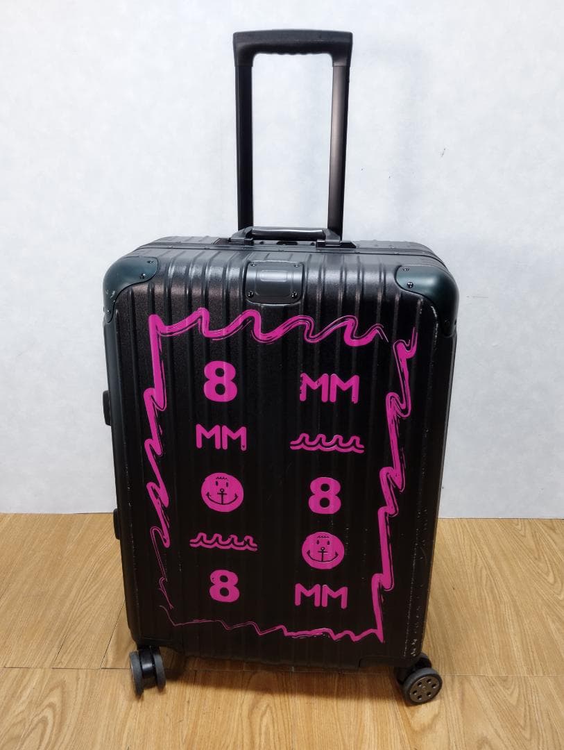 Y♢684 MUTA MARINE スーツケース PAINTESQUE ピンク