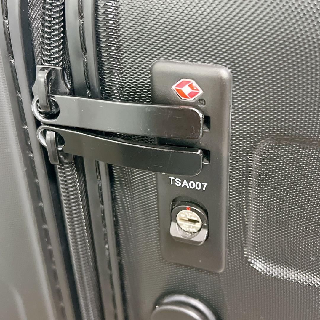 ★無印良品 MUJI バーを自由に調節できるハードキャリーケース 33L 黒