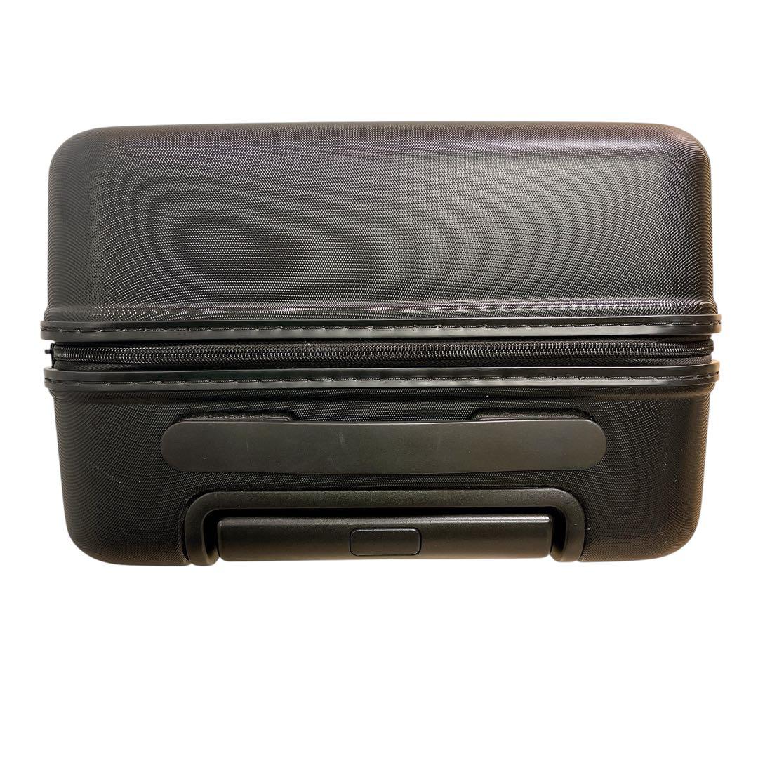 ★無印良品 MUJI バーを自由に調節できるハードキャリーケース 33L 黒