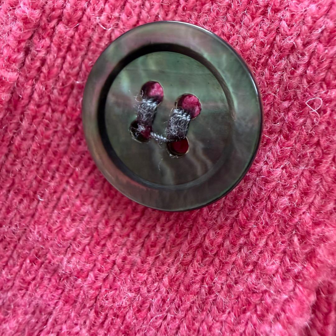 PLAY コムデギャルソン ダブルハート カーディガン S ピンク