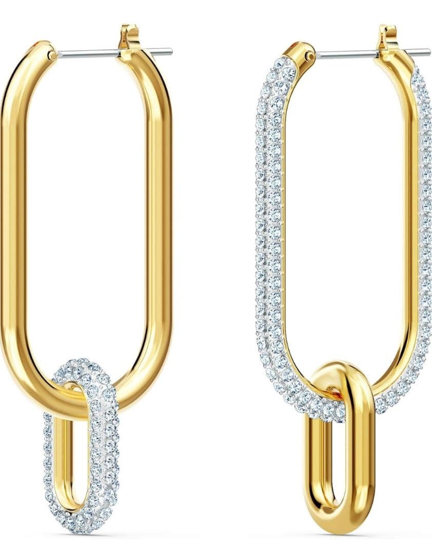 スワロフスキー フープピアス 5558341 woman white