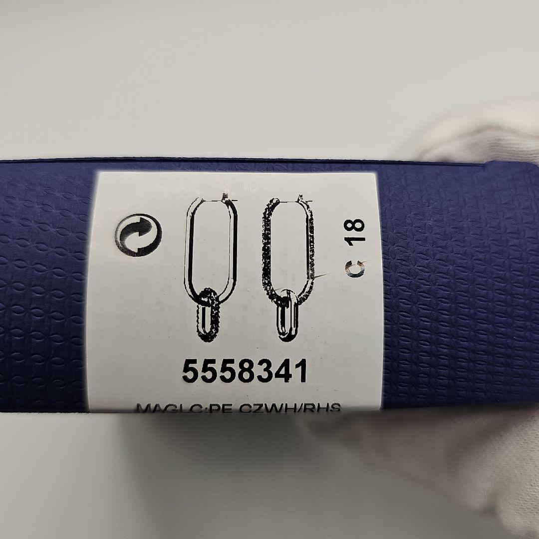 スワロフスキー フープピアス 5558341 woman white