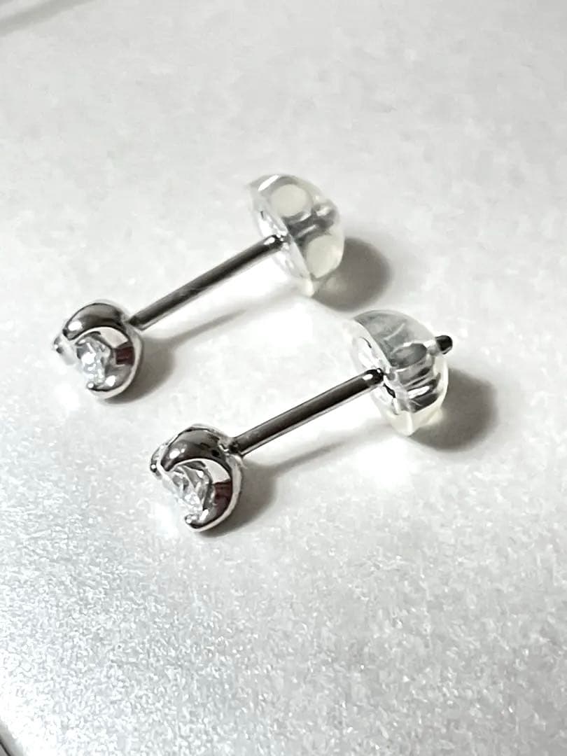 Pt900 ダイヤモンド 0.28ct ピアス