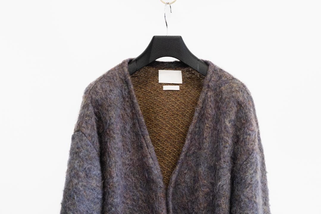 M*A様 YOKE モヘアカーディガン ダークグレー
