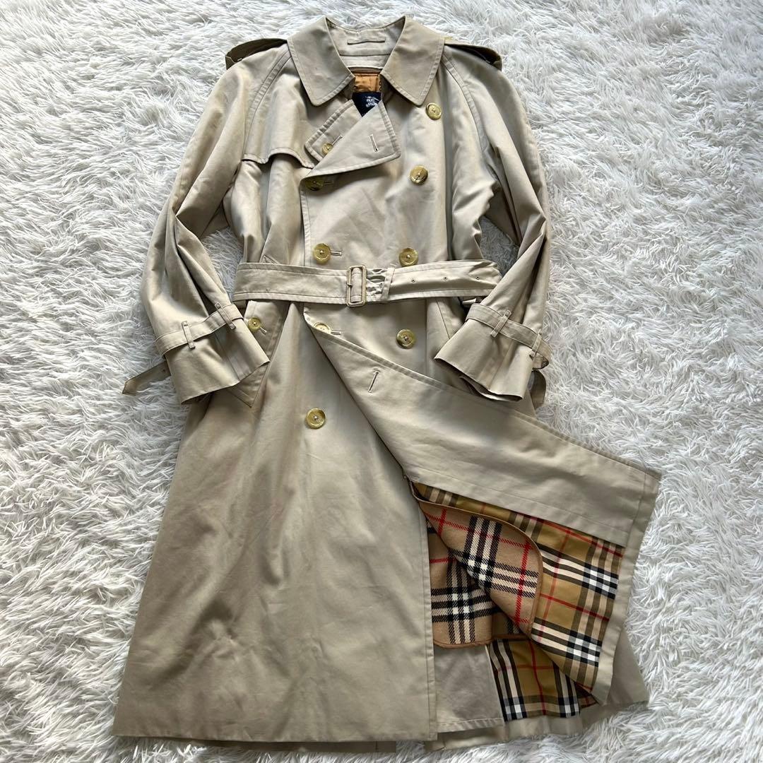 バーバリーロンドン　トレンチコート　ライナー　ベルト完備　ベージュ　M相当
