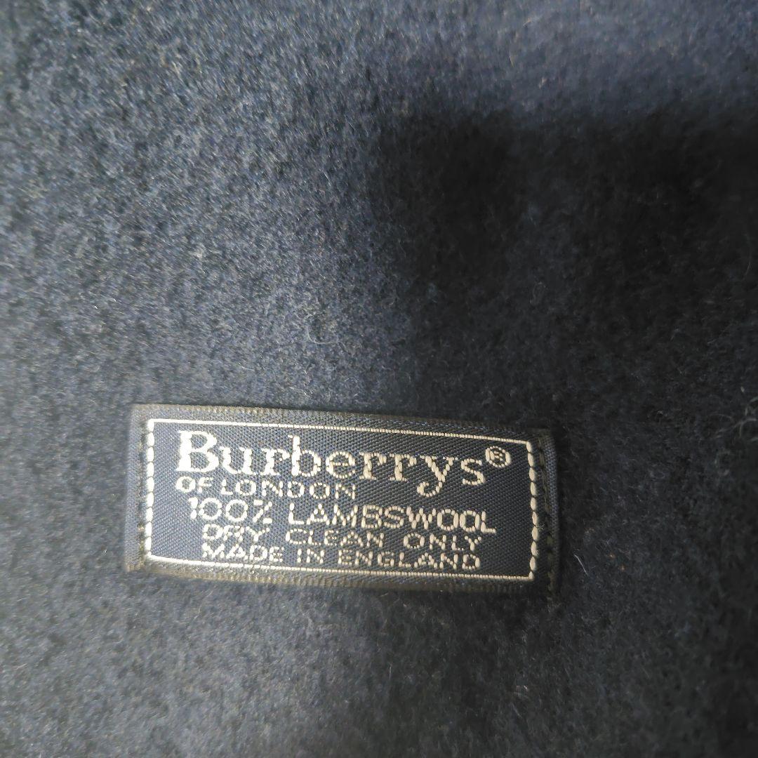 Burberry LONDON　テディベア刺繍 マフラー 100%ラムウール