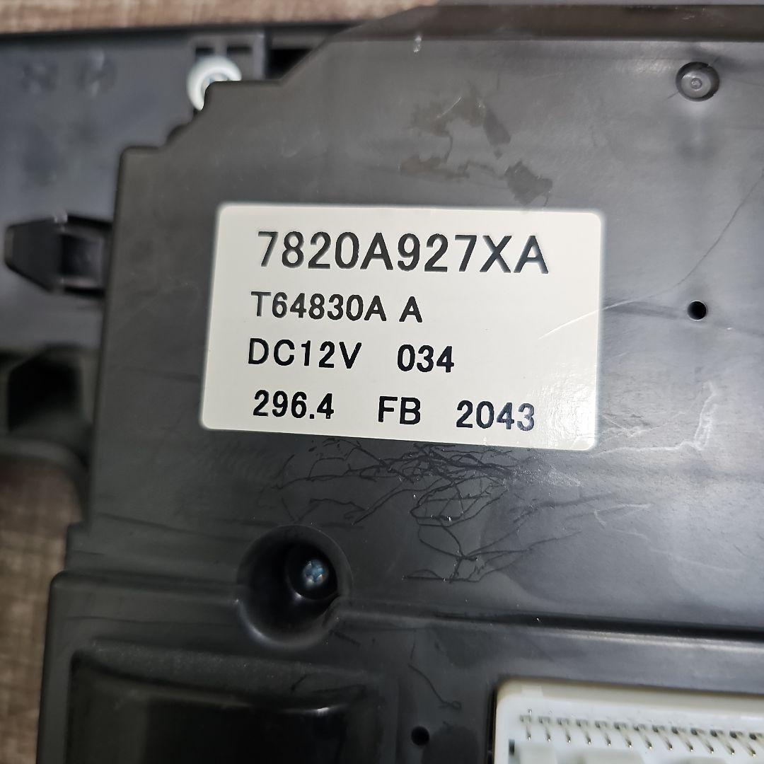 H27年 三菱 ekカスタム B11W オーディオエアコンスイッチパネル