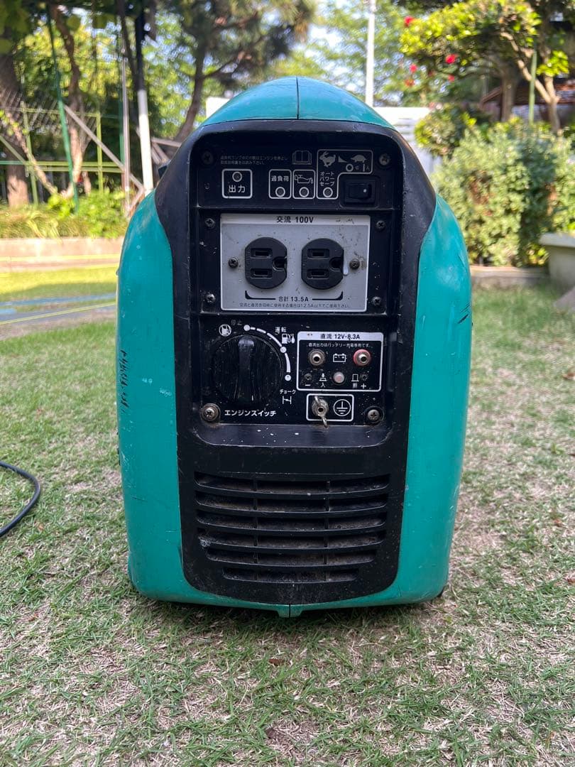 個人出品　ヤンマーGF1400iS インバーター発電機　正常作動品！