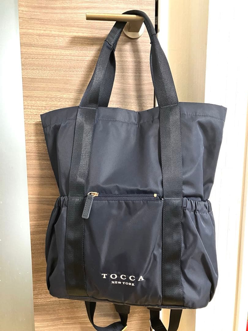 TOCCA トッカ バックパックトートバッグ ネイビー