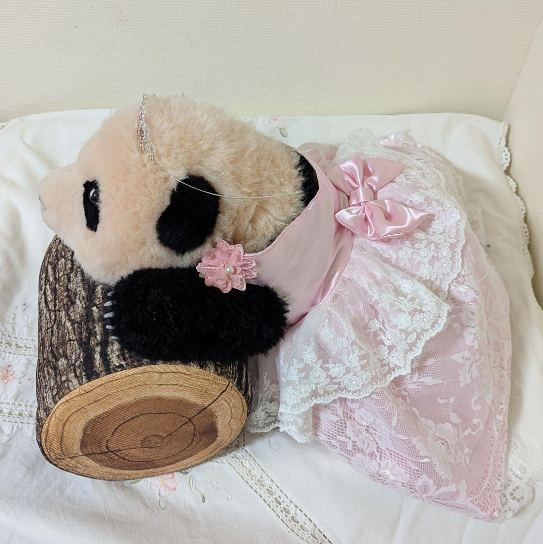 【まゆみっち様】リアルシャンシャンちゃん♡ウェディングドレスピンクサテン＆レース