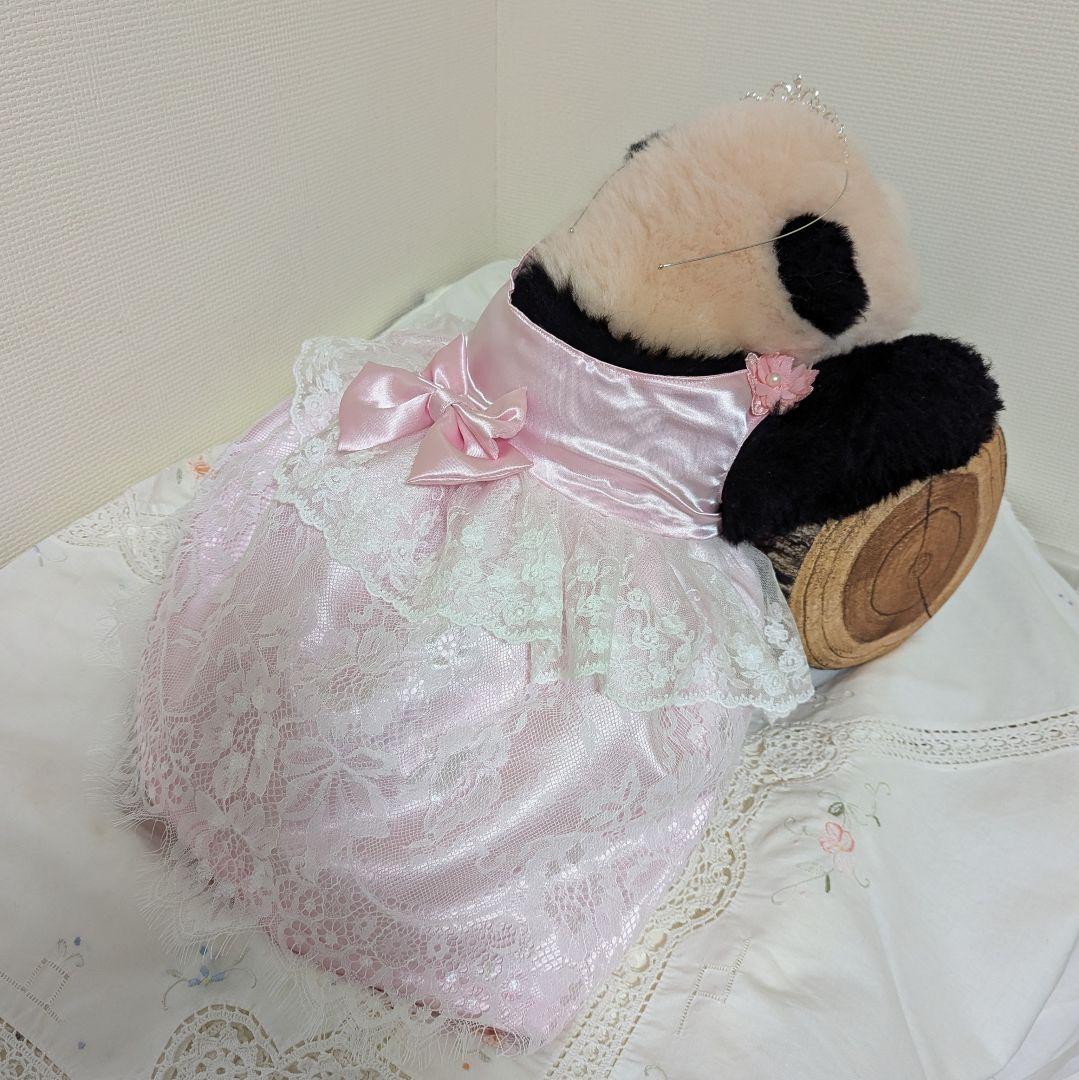 【まゆみっち様】リアルシャンシャンちゃん♡ウェディングドレスピンクサテン＆レース