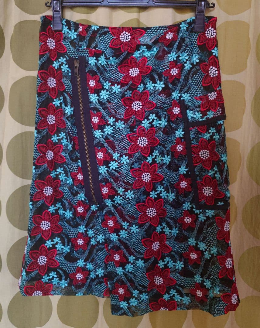 tricot COMME des GARCONS　花柄レーススカート