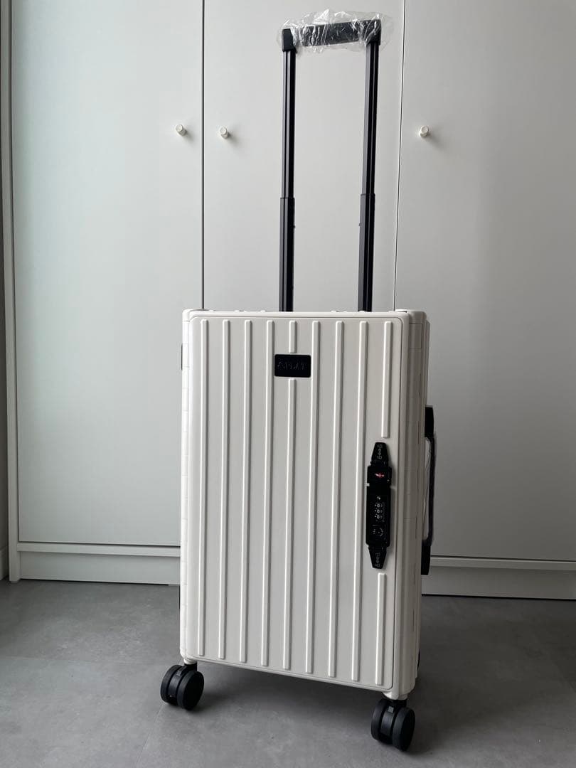 &.FLAT折り畳めるキャリーケース 機内持ち込み可能35Lスーツケースフラット